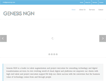 Tablet Screenshot of genesisngn.com